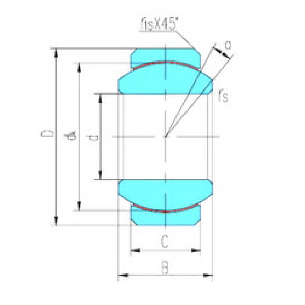 підшипник GEFZ9T LS #1 image