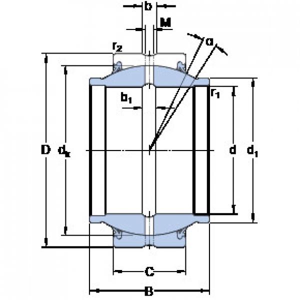 підшипник GEZM 500 ES-2RS SKF #1 image