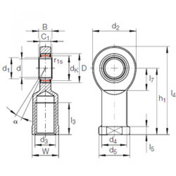 підшипник GIR 40 UK-2RS INA #1 image