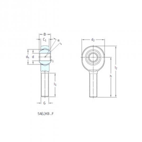 підшипник SAKB10F SKF #1 image