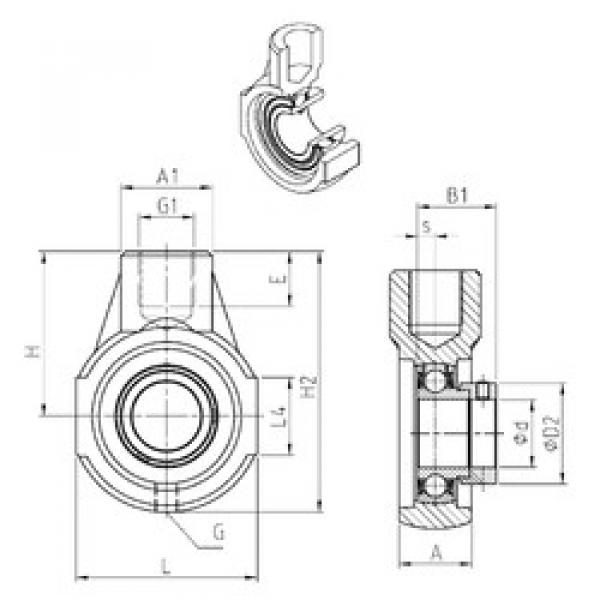 підшипник ESEHE207 SNR #1 image