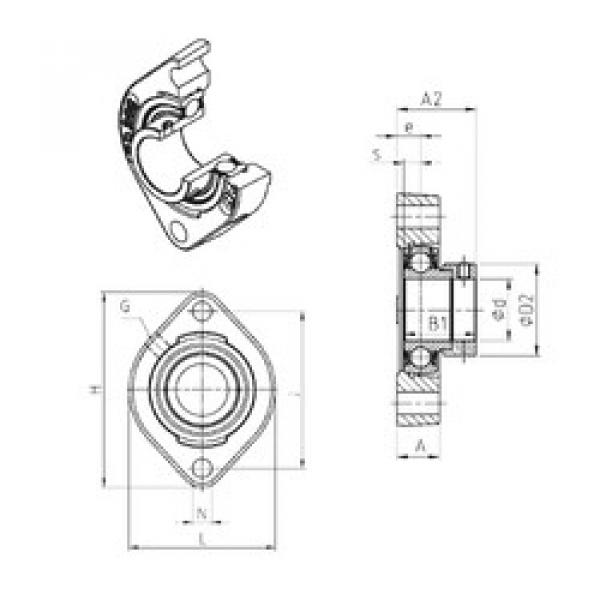 підшипник ESFD205 SNR #1 image