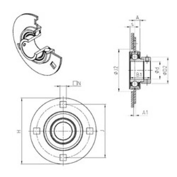 підшипник ESPF210 SNR #1 image