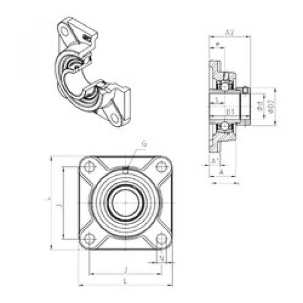 підшипник EXF312 SNR #1 image