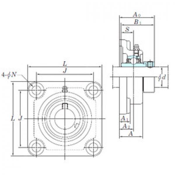 підшипник NANF207-21 KOYO #1 image