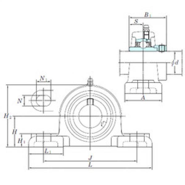 підшипник NAPK205-14 KOYO #1 image