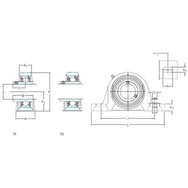 підшипник SYJ 1.1/2 TF SKF #1 image