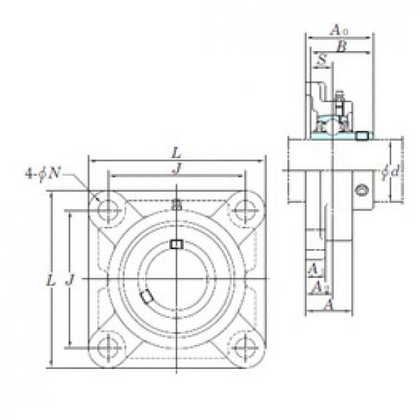 підшипник UCFX11E KOYO #1 image