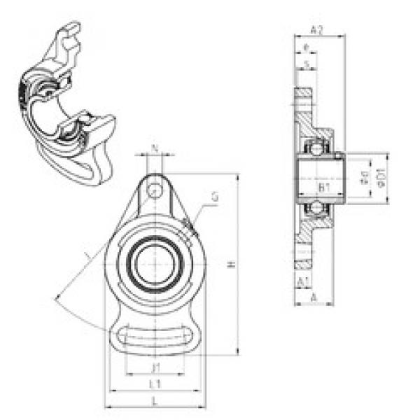 підшипник UCFA211 SNR #1 image