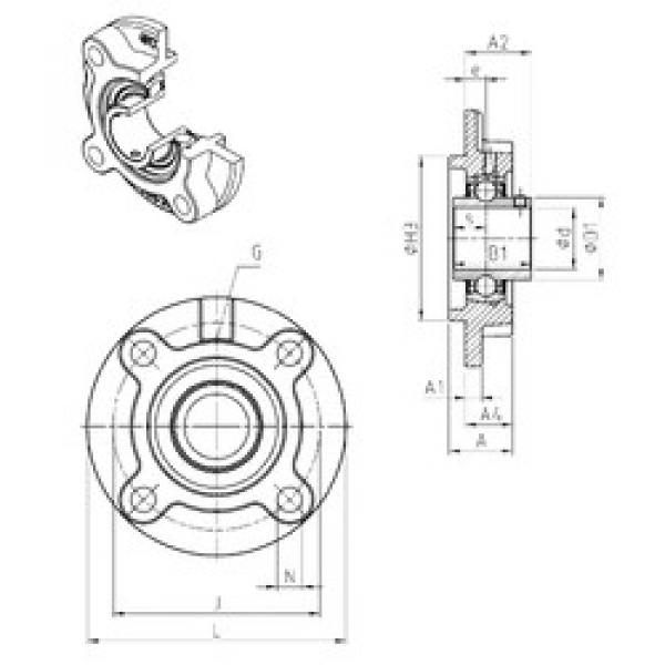 підшипник UCFC201 SNR #1 image