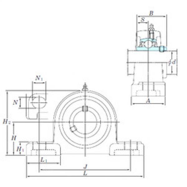 підшипник UCP214SC KOYO #1 image