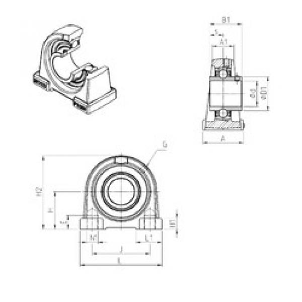 підшипник UCPAE206 SNR #1 image