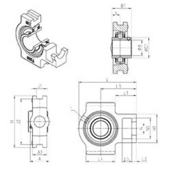 підшипник UCT203 SNR #1 image