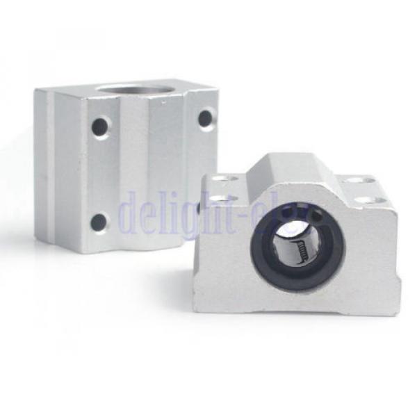 2 X SC8UU Linear Motion Ball Bearing Slide Unites Bushing 8mm SCS8UU Block DE #4 image