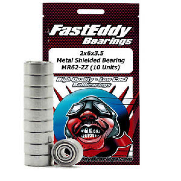 2x6x2.5 Metal Shielded Bearing MR62-ZZ (10 Units) #1 image